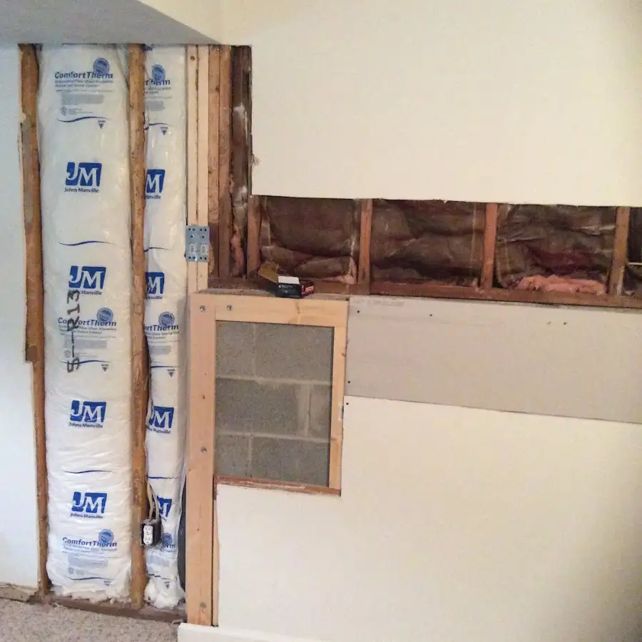 Wall insulation replacement during Odor Removal & Deodorization in Ashton-Sandy Spring